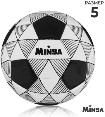 Мяч футбольный MINSA, PU, машинная сшивка, 32 панели, размер 5