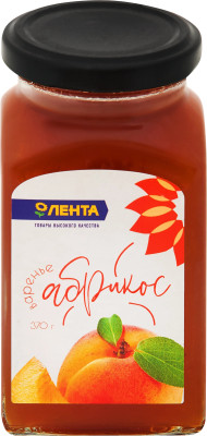 Варенье ЛЕНТА Абрикос, 370г 