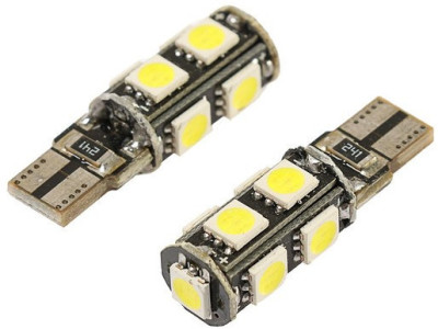 Светодиодная автомобильная лампа Cartage, T10 W5W, 12 В, 9 SMD-5050, 2 шт, свет белый
