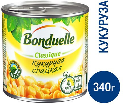 Кукуруза БОНДЮЭЛЬ молодая, 212мл