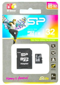 Карта памяти microSDHC UHS-I SILICON POWER 32 ГБ 