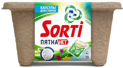 Капсулы для стирки Sorti color , 10шт