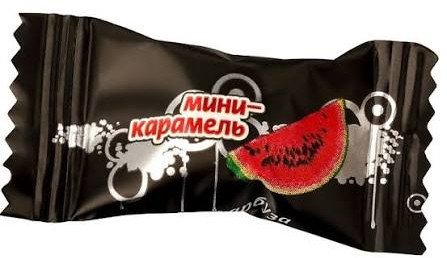Мини карамель леденцовая "Черный флоупак", Slasti 1 кг