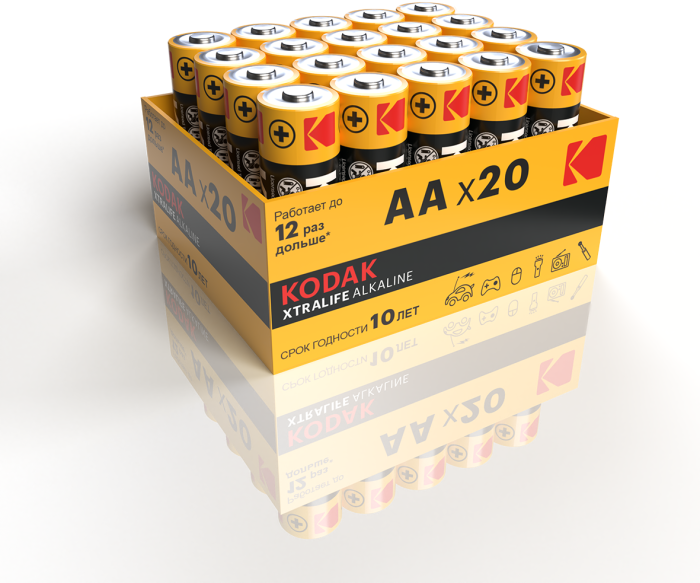 Батарейка алкалиновая Kodak AA/LR6 XtraLife  24 шт.