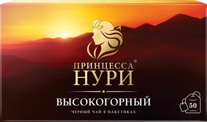 Чай черный ПРИНЦЕССА НУРИ Высокогорный, 50пак