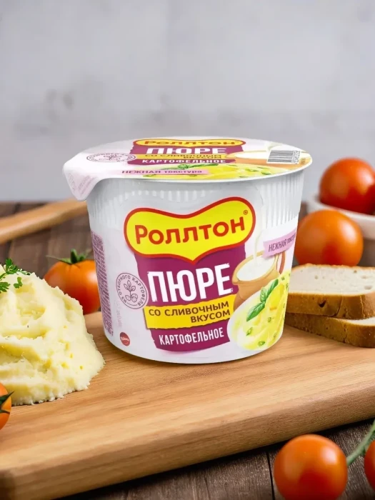 Пюре РОЛЛТОН картофельное со сливочным вкусом