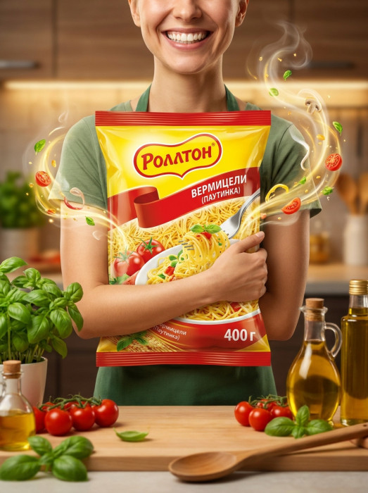 Вермишель Роллтон (Паутинка) 400 грамм