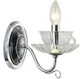 Бра Selena 1x60Вт E14+LED хром