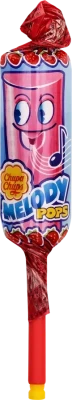 Карамель CHUPA CHUPS Мелоди попс со вкусом клубники, 15г